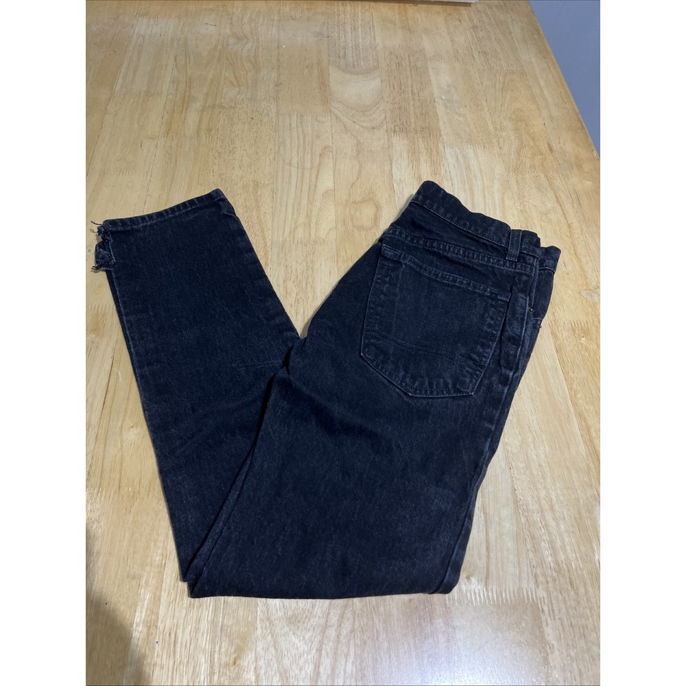 Arizona Jean Co Mens 30x30 Black Skinny Flex Denim Straight Leg Nice!